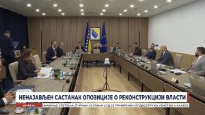 Ненајављен састанак опозиције о реконструкцији власти