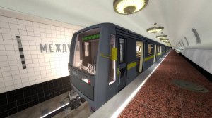 Garry’s Mod Metrostroi 81-720 Яуза Crossline Парк Культуры