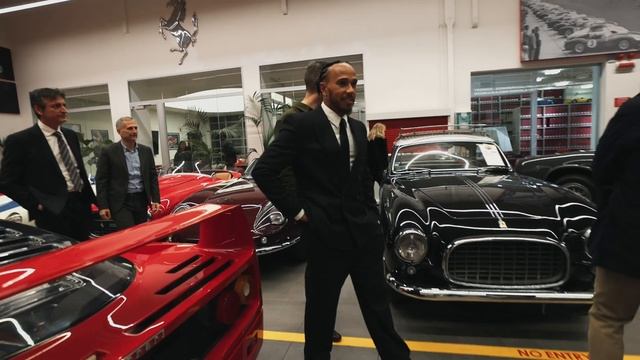 Lewis Hamiltons First Day At Ferrari