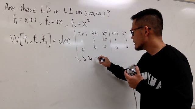 Check if 3 functions are LD or LI, Q1b смотреть онлайн