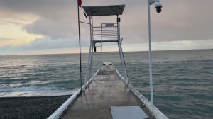 Черное море Сочи зимой 2025 февраль