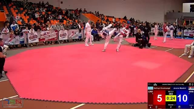 382 Jovana Musicki, SRB vs Kalliopi Koutroumpi, GRE 15 12 смотреть онлайн