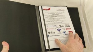 Адресная папка, формат А4, тиснение золотом НА ПОДПИСЬ, уголки золото, кожзам черный, бархат внутри