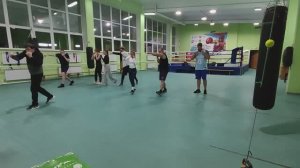 Тренировка 11.02.2025 (отработка уклонов в паре и работа над акцентом на снарядах)