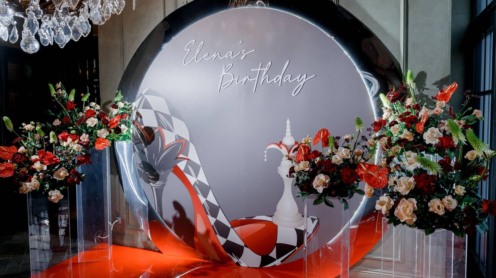 Организация Дня Рождения  "Louboutin Party" праздника от ивент-агентства Best Day Agency