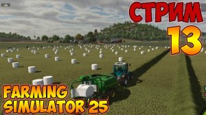 Farming Simulator 25►большая работа ►СТРИМ ►тринадцатая серия