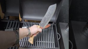 Тяпка для мяса кованая с чехлом ✅️