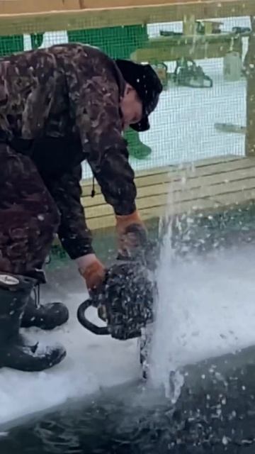 Откуда появляются проруби? Их приносят аисты? Нет! смотреть онлайн