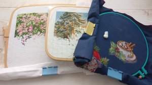 Вышивальная неделя 3-9 февраля 2025г. Нью-Йорк/ Мороз и солнце/ Зимние истории. Много болтовни.