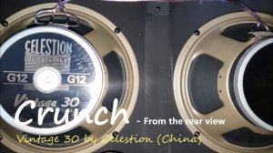 Celestion Vintage 30 (china) Speaker Test