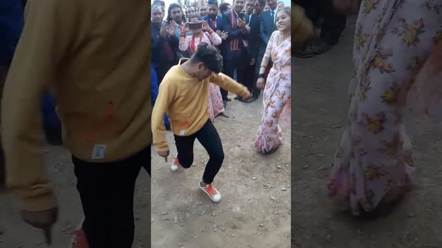 bibek vai ra rita bainiko dance mero bihema😆 смотреть онлайн