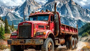 Игра Горный Грузовик: Перевозки