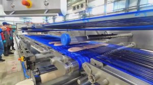 Линия нарезки и упаковки ветчины