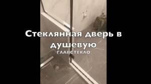 ДВЕРЬ В ДУШЕВУЮ ИЗ ПРОЗРАЧНОГО СТЕКЛА НА ЗАКАЗ