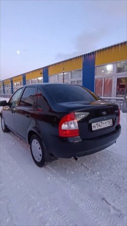 🚘 Lada Kalina 1.6 МТ, 2010 г., седан, чёрный , 2 собственника , без ДТП