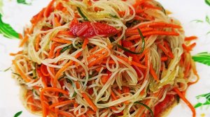 Фунчоза с овощами