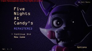 Five nights at candys Remastered, пройдём все ночи