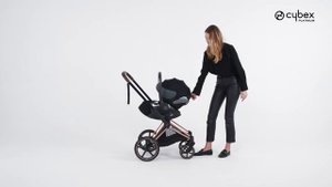 Как снять детское автокресло с шасси PRIAM CYBEX