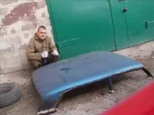 Как самому заменить крышу на автомобиле?.  mp4