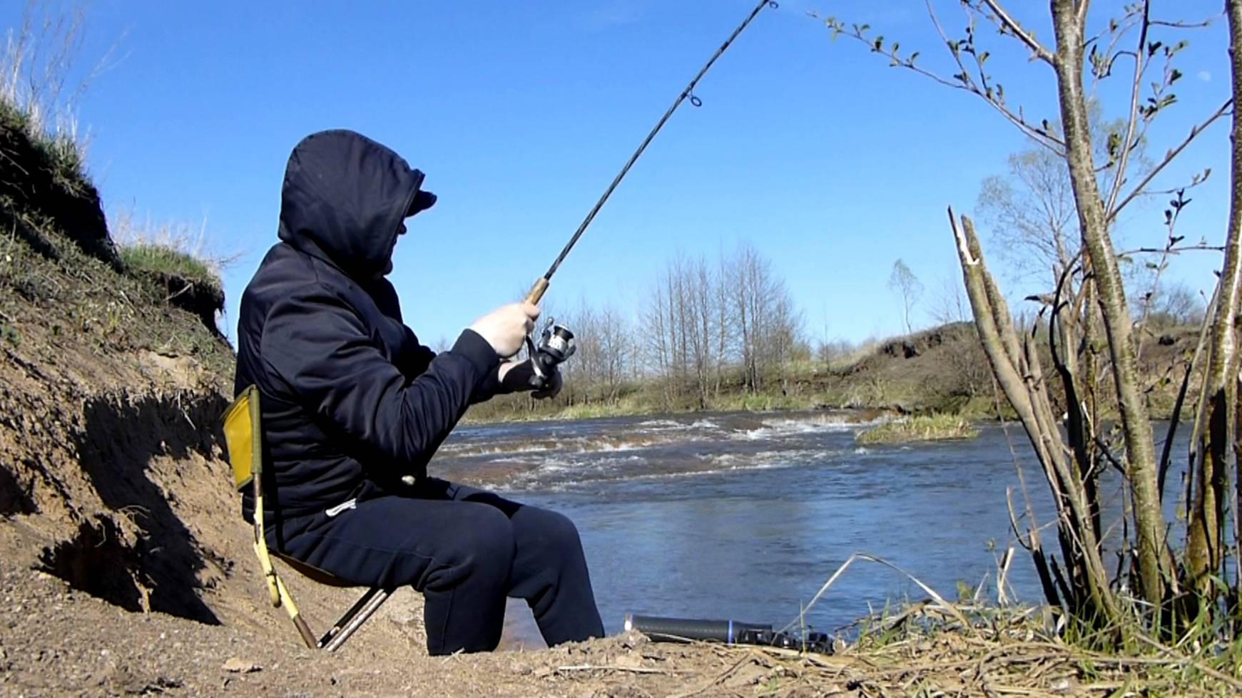 Разведка новых мест на реке нашли интересное место смотреть онлайн
