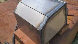 Ковш для миниэкскаватора - начал варить!