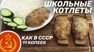 ГОТОВИМ ШКОЛЬНЫЕ КОТЛЕТЫ, КАК В СССР. ТЕ САМЫЕ ЗА 11 КОПЕЕК