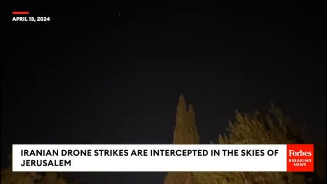 Iranian Drone Strikes Are Intercepted In The Skies Of Jerusalem, Tel Aviv After Iran Attacks Israel смотреть онлайн