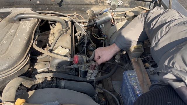 Оживление Газ2410 после зимней стоянки