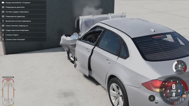 BeamNG Drive crash-Краштесты