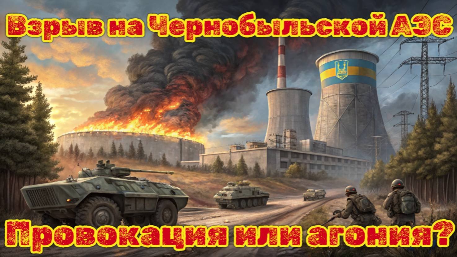 Взрыв на Чернобыльской АЭС: кто стоит за атакой дрона?