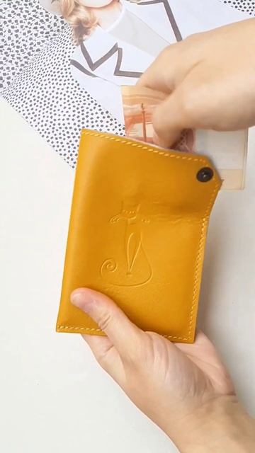 Чехол для паспорта и документов, обложка для загранника Pattern, натуральная кожа, ссылка в 1-м ком смотреть онлайн