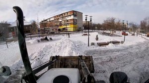 Hidromek 102b снег возим, а он не кончается