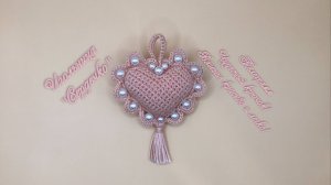 Игольница "Сердечко" часть3