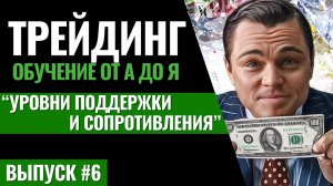 #6 Уровни поддержки и сопротивления как определить. Обучение трейдингу. Технический анализ. Форекс