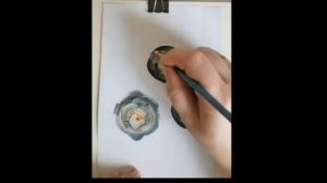 Рисуем розы, самым простым способом, очень легко