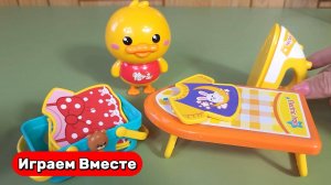 Играем в игрушки вместе ! Играем в Акулёнка ПИНГФОНГ ! Играем в куклы ! Видео для детей