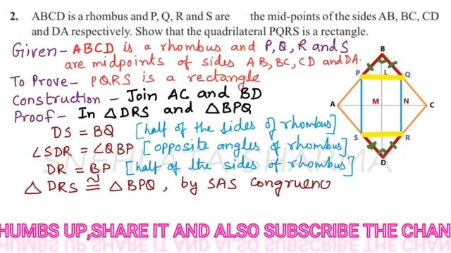 Class 9th | Ex 8.2 Q1 and Q2 | Quadrilaterals  | NCERT SOLUTIONS | CBSE | MATHS | By Snehlata Sharm