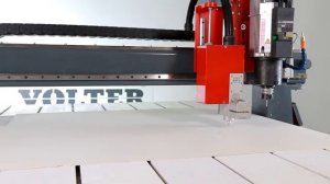 3mm PVC cutting by VOLTER tangential knife