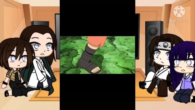 Реакция клана Хьюга на Наруто {Gacha Club}