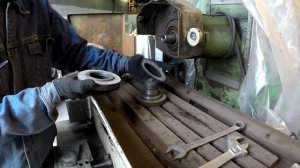 Плоскошлиф 3Г71М. Двигатель, защитный кожух, стол