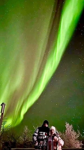 Aurora Borealis решило сделать нам подарок на Новый год и порадовало нас своим сиянием✨