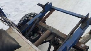 Муравей, задний мост от жигулей. с понижающей передачей. первый выезд.