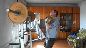 18. Жим наклонный, жим стоя, гири и тяга