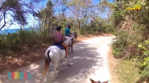 Jenny Scordamaglia  Horseback Riding In Jamaica,On The Beach