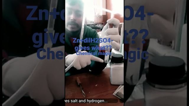 #chemistry #acid reaction of zn metal with acid. смотреть онлайн