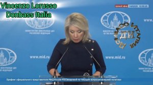 Maria Zakharova risponde al presidente italiano Mattarella