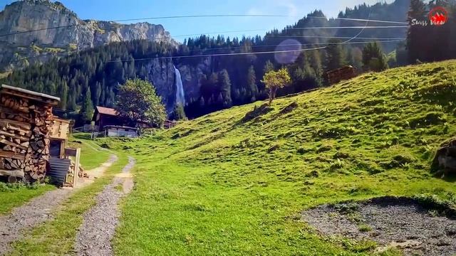 Штойбифаль, Швейцария - Самый удивительный водопад в мире! Швейцарские Альпы