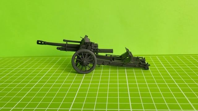leFh 18 гаубица модель 1:43. Собрана из КИТА смотреть онлайн