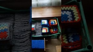 Вязание.  Бабушкин квадрат и носочки