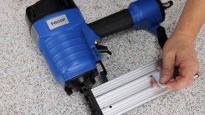 Пневмопистолет FROSP ST64 по легкому бетону и кирпичу.